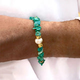 Natural Stone Bracelet High Unisex Classic Retro Bangle