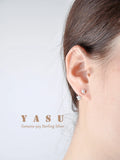 925 Silver Flower Stud Earrings for Women Spain Anniversary Jewelry