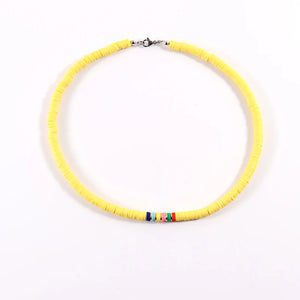 Colorful Bead Choker Necklace For Women