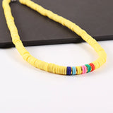 Colorful Bead Choker Necklace For Women