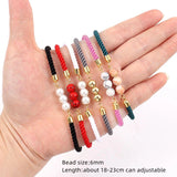 Multicolor Round Bead Bracelet for Women
