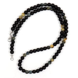 6mm Tiger Eye Stone Matte Bead Men Necklace - Gift Jewelry