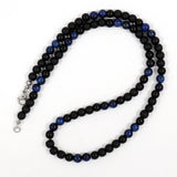 6mm Tiger Eye Stone Matte Bead Men Necklace - Gift Jewelry
