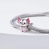 Silver 925 Cat Dog Charm Bead Pandent for Bracelets DIY Sterling Jewelry
