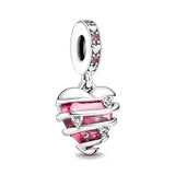 Hotair balloon Charm Bead Pendant Fit Bracelet DIY Fine Sterling Jewelry