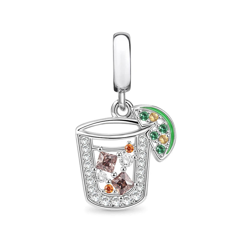 Silver 925 Owl Hot Air Balloon Charm Bead Pandent