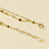 Turquoise Chain Personalized Bear Zircon Bracelet for Women