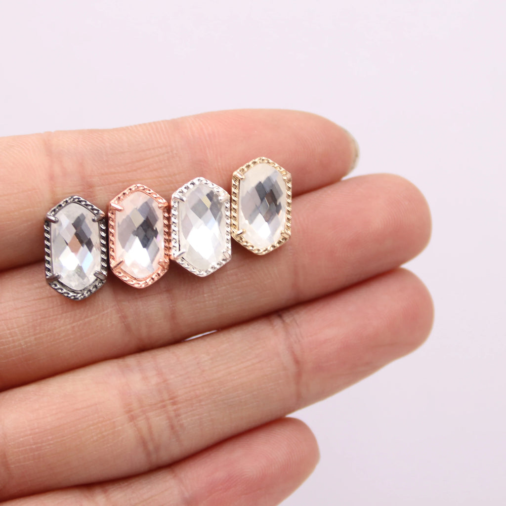 Summer Colored Resin Oval Necklace Pendants