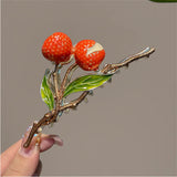 Lychee Leaves Hair Clip Shark Hairpin Women Hair Accessories
