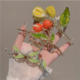Lychee Leaves Hair Clip Shark Hairpin Women Hair Accessories