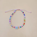 Bohemia Beads Smiling Face Bracelet Flowers Bracelet