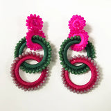 Bohemia Style Long Beaded Silk Earrings