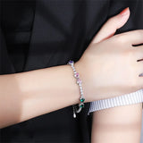 925 Silver Amethyst Gemstone Tennis Bracelet