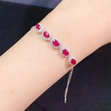 Women's Silver CZ Tennis Bracelet Bangle Jewelry