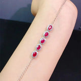 Women's Silver CZ Tennis Bracelet Bangle Jewelry