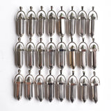 Natural Stone Pillar Point Pendulum Healing Pendants 24pcs