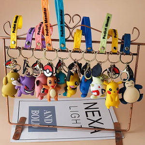 Anime Pets Dolls Elf Key Rings School Bag Pendants Keychains