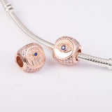 925 Silver Hamsa & All-seeing Eye Charm Beads for Jewelry Making