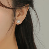 French Baroque Pearl Ear clip Magnet Earrings