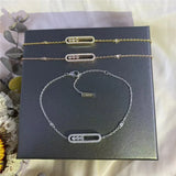 French Elegant Bracelet Single Diamond Jewelry Gift