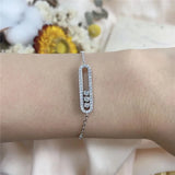 French Elegant Bracelet Single Diamond Jewelry Gift