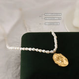 Freshwater Pearl Pendant Necklace for Women Girls