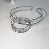 Shining Crystal Punk Choker Necklaces