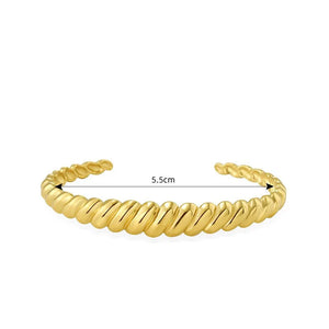 Stainless Steel Snake Bracelet Cuff Bangle for Women