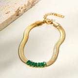 Stainless Steel Snake Bracelet Cuff Bangle for Women