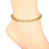 Silver Stainless Steel Anklet Leg Chain Ankle Bracelet Beach Foot Jewelry