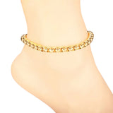 Silver Stainless Steel Anklet Leg Chain Ankle Bracelet Beach Foot Jewelry