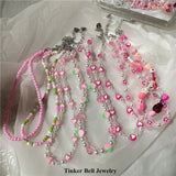Goth Candy Heart Beaded Necklace Harajuku Egirl Party Jewelry
