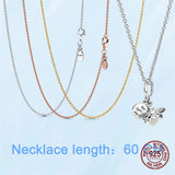 Silver Classic Cable Chain Necklace Chain Gift