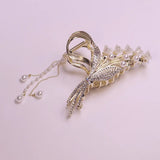 Pearl Tassel Hair Clip for Women Hairpin