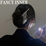 Vintage Crystal Tassel Hair Accessories for Women