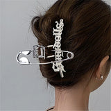 Metal Punk Hair Clip Butterfly Bear Snake for Women Girls