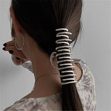 Metal Punk Hair Clip Butterfly Bear Snake for Women Girls