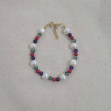 18KGF Natural Freshwater Pearls Bracelets for Women Lucky Jewelry