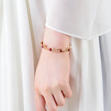 Cinnabar Stone Bracelet for Women Handwork Beads Bracelet