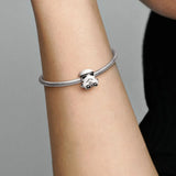 925 Silver Helmet Charms for Bracelet DIY Making