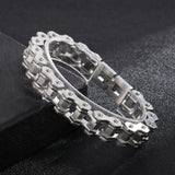 Stainless Steel Bike Chain Men Bracelet Jewelry