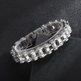 Stainless Steel Bike Chain Men Bracelet Jewelry