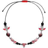 Hip Hop Punk Necklace Smiley Skull Angel Pearl Pendant For Men Women Party