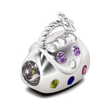 Hot Cocoa Dumbbell Charm Bead for Bracelet 925 Silver DIY Jewelry
