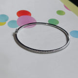Sterling Silver Bangle High Jewelry For Women Wedding Bangle