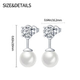 925 Silver Pure Girl Heart Smiley Earrings