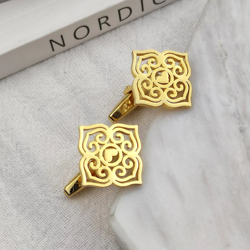 Personalized Stainless Steel Cufflinks for Men