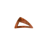 Triangle Leopard Print Hair Claw for Woman Girls