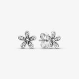 Silver Zircon Stud Earrings for DIY Women's Jewelry