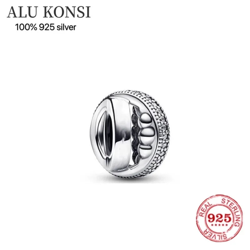 925 Sterling Silver Beads for Women DIY Jewelry
